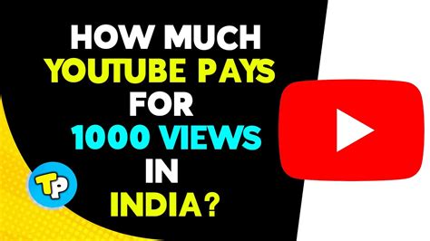 How much does YouTube pay for 1,000 live views?